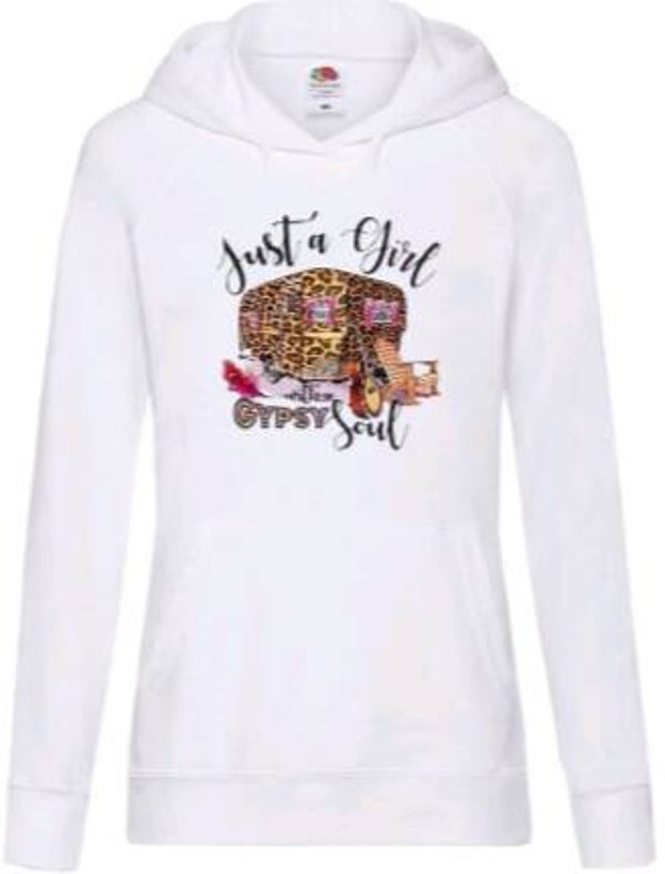 Just a girl with a gypsy soul - Dames hoodie