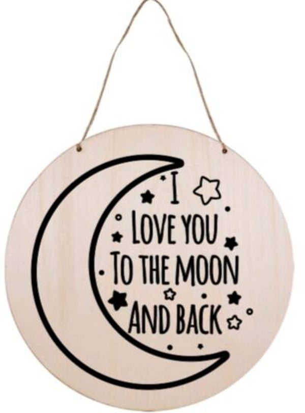 I love you to the moon and back - Rond