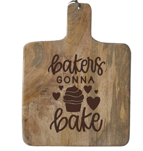 "Bakers gonna bake" - Mango hout