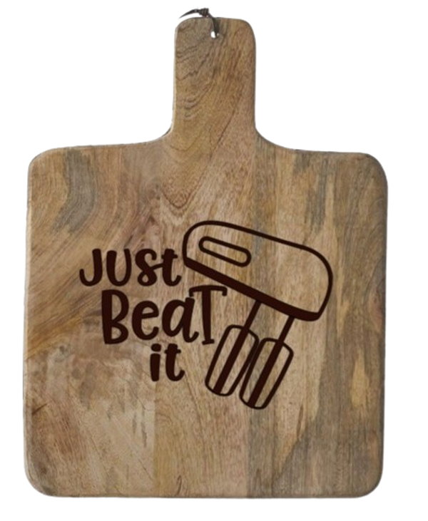"Just beat it" - Mango hout