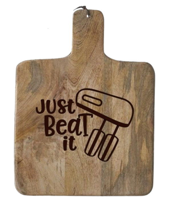 "Just beat it" - Mango hout
