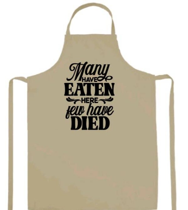 "Many have eaten here few have died"