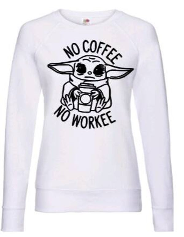 No coffee no workee - Dames trui