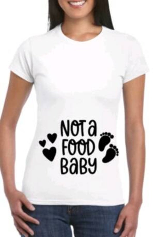 Not a food baby - Dames shirt