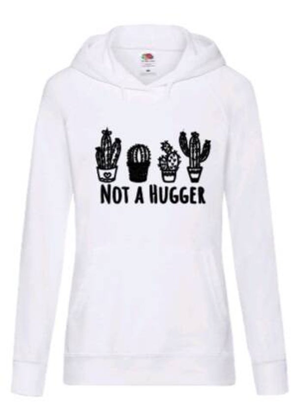 Not a hugger - Dames hoodie