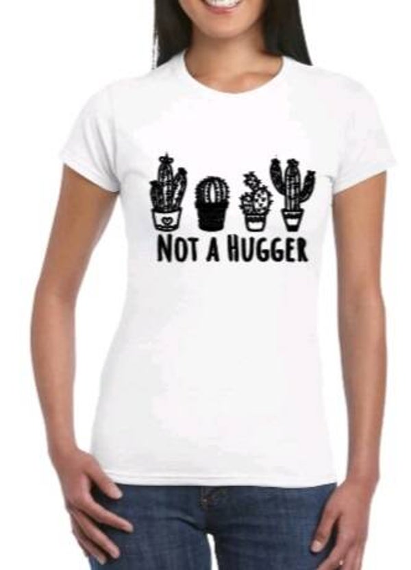Not a hugger - Dames shirt