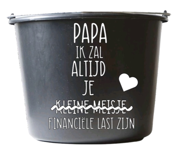 Papa ik zal altijd je kleine meisje / financiële last zijn