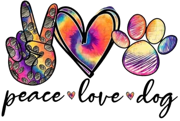 Peace love dog