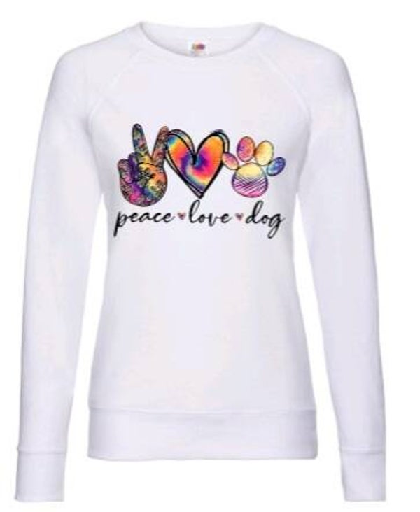 Peace Love Dog - Dames trui