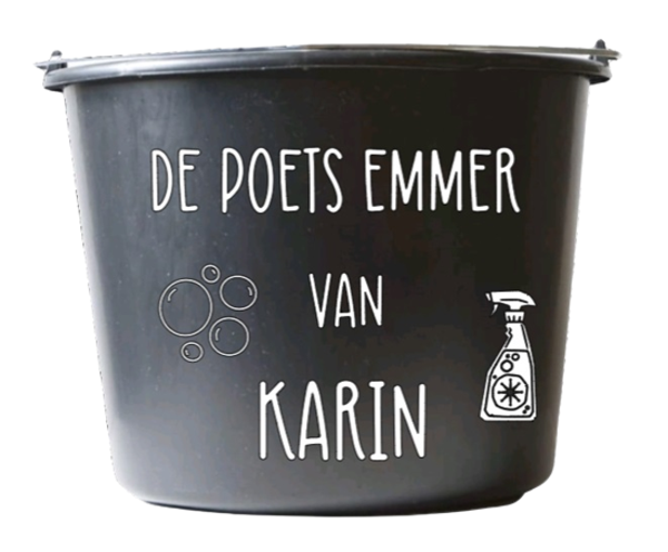 De poets emmer van ..