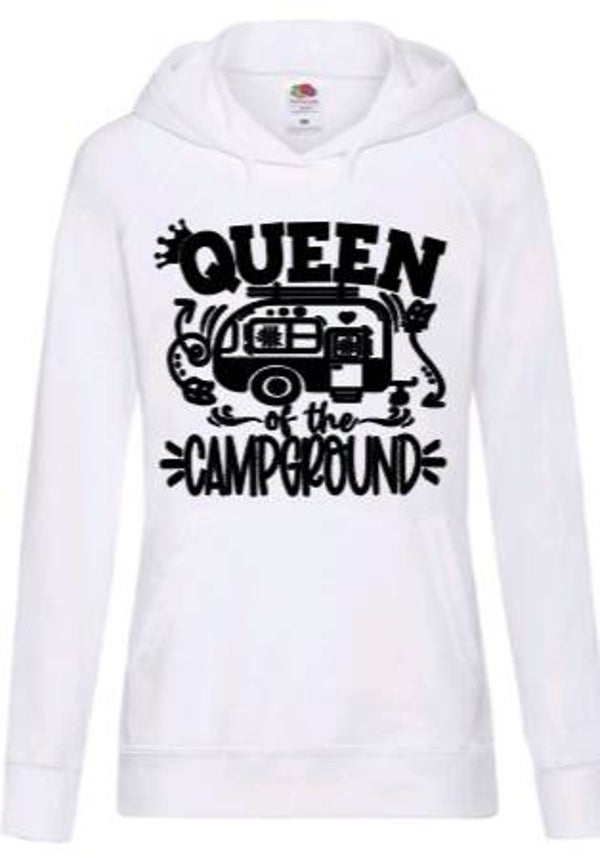 Queen of the campground - Dames hoodie