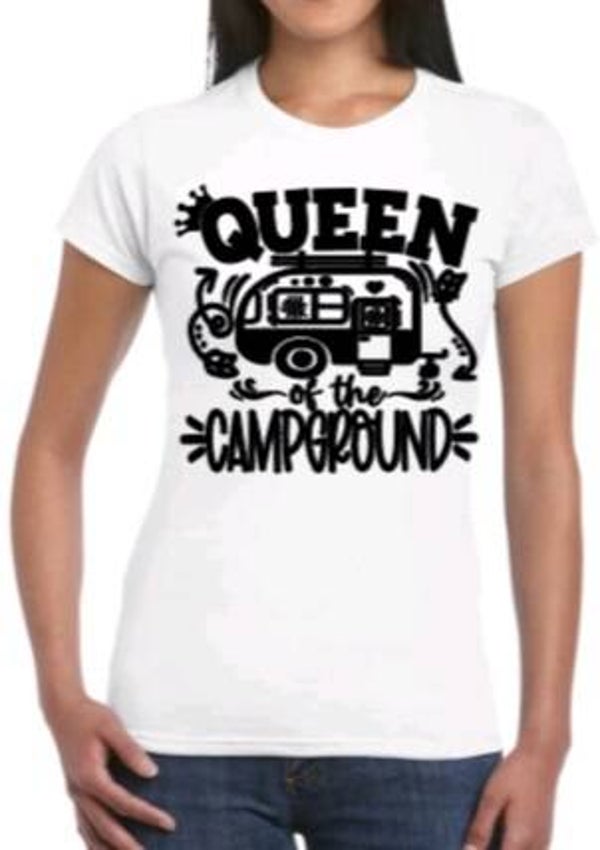 Queen of the campground - Dames shirt