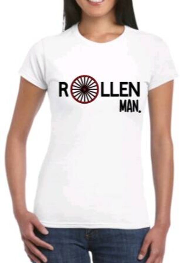 Rollen man. - Dames shirt