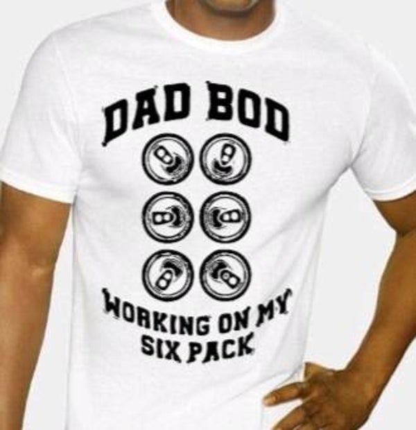 Working on my six pack - Heren shirt