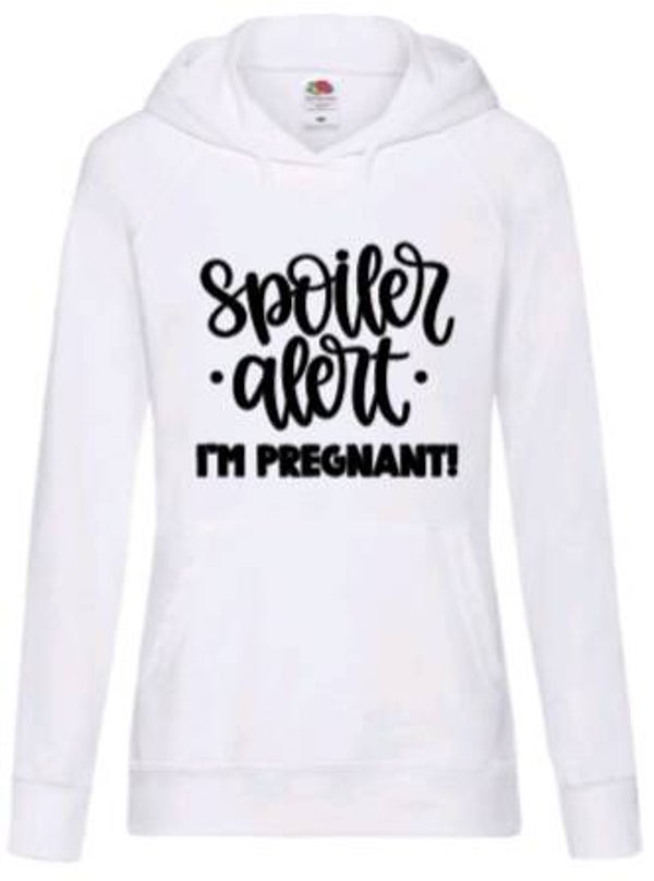Spoiler alert, i'm pregnant - Dames hoodie
