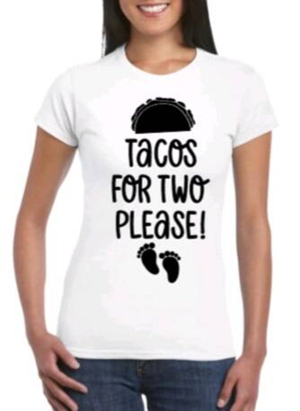Taco's for two please - Dames shirt