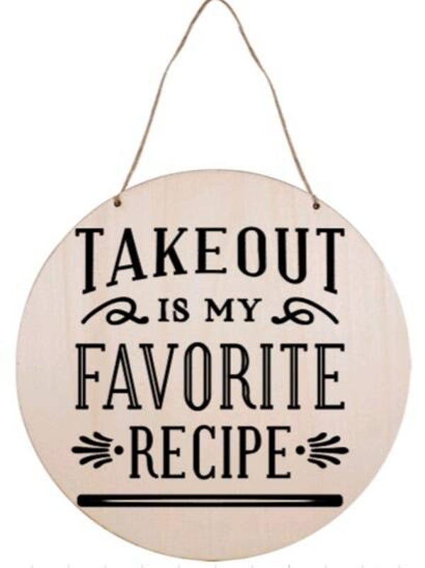 Takeout is my favorite recipe - Rond