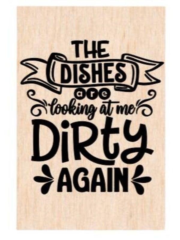 The dishes are looking at me dirty again - A4