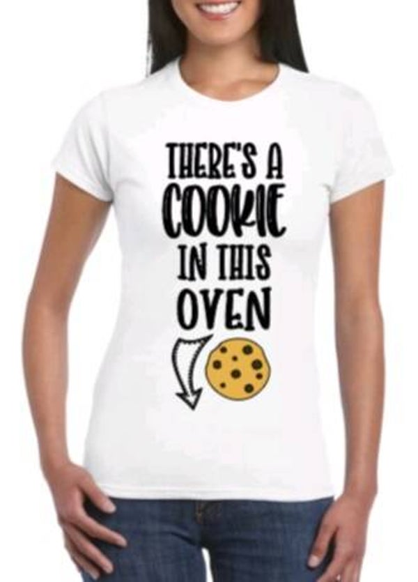There's a cookie in this oven - Dames shirt