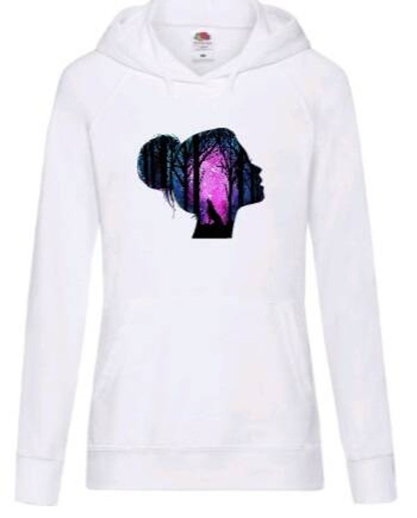 Thinking - Dames hoodie