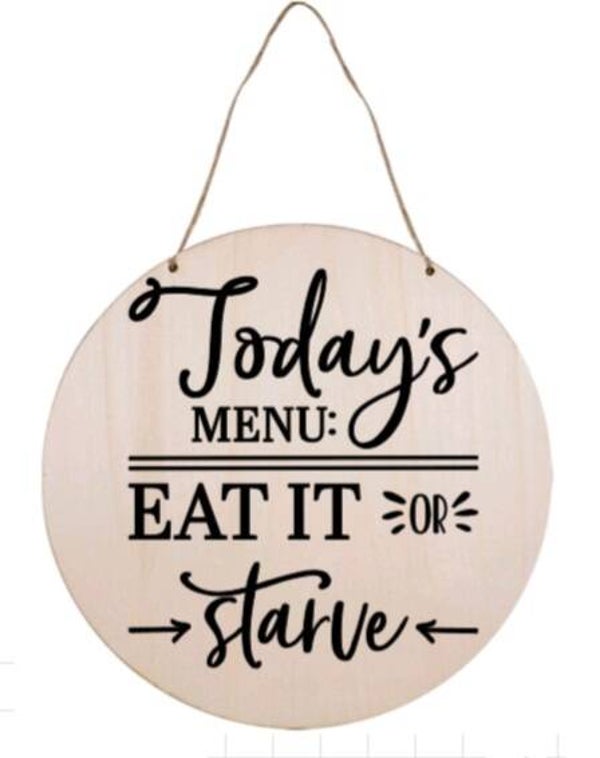 Today's menu: eat it or starve - Rond