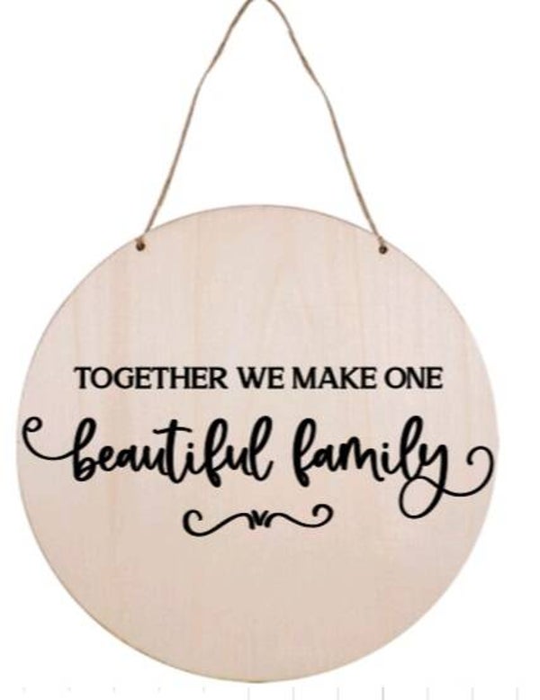 Together we make one beautiful family - Rond