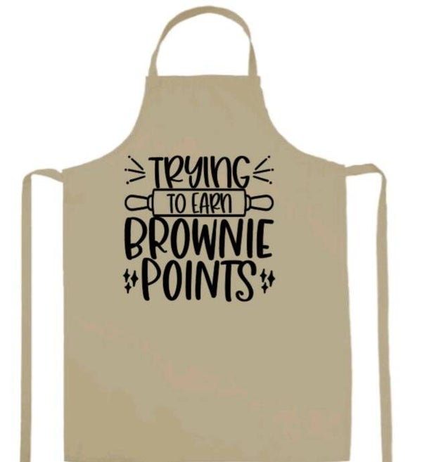 "Trying to earn brownie points"