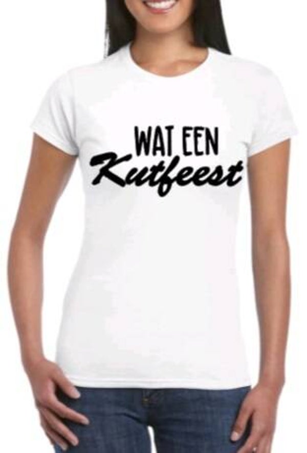 Wat een kutfeest - Dames shirt
