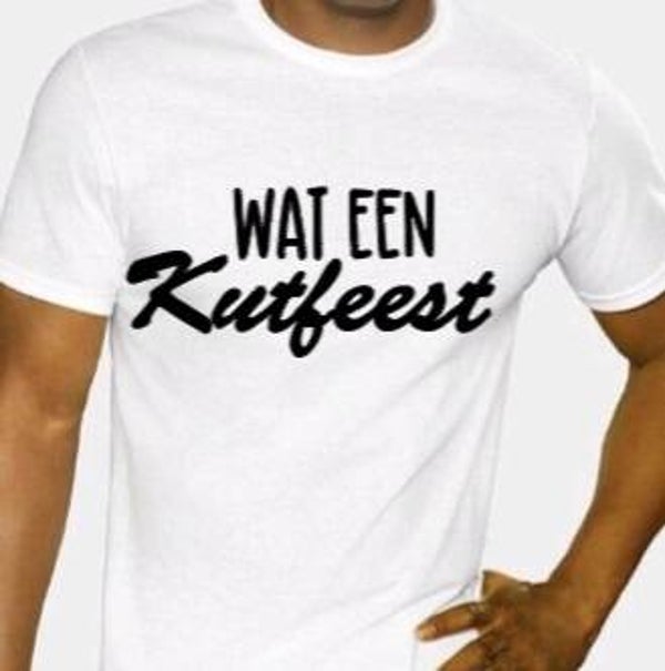 Wat een kutfeest - Heren shirt