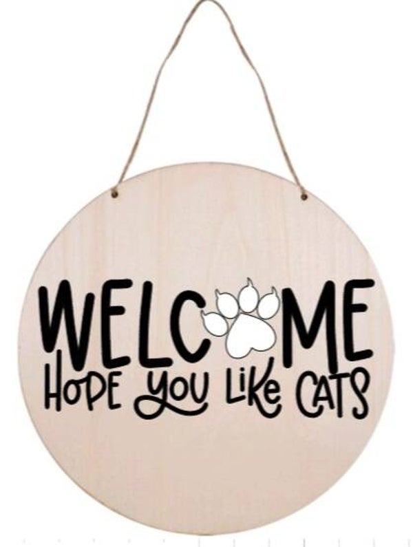 Welcome hope you like cats - Rond