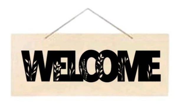 Welcome - Rechthoek
