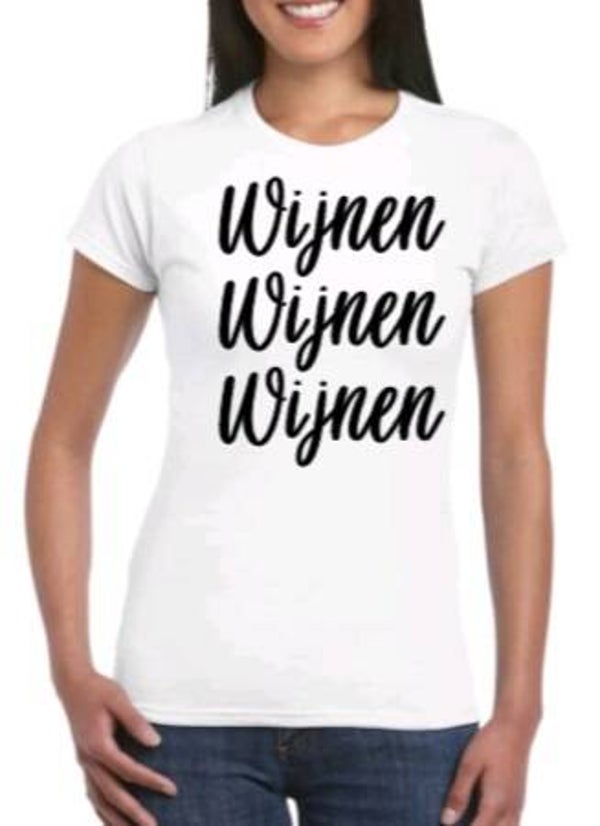 Wijnen Wijnen Wijnen - Dames shirt