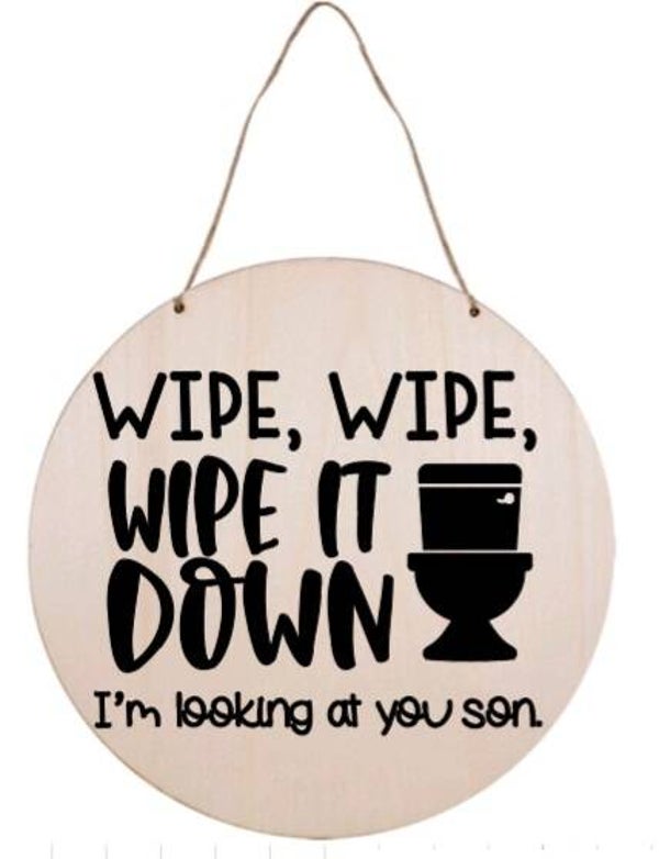 Wipe, wipe, wipe it down. I'm looking at you son - Rond