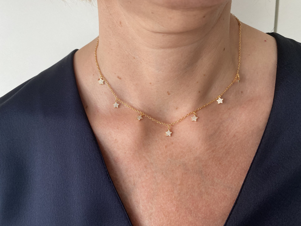 korte ketting met ster