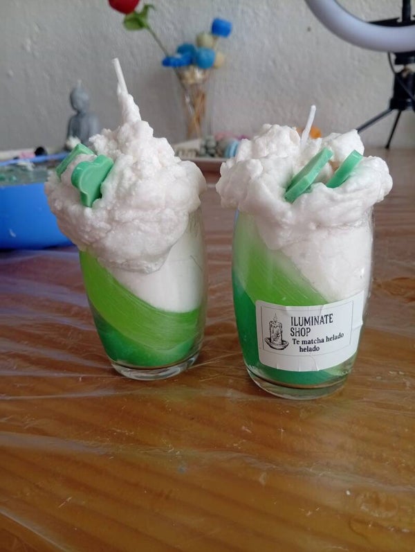 Te matcha helado