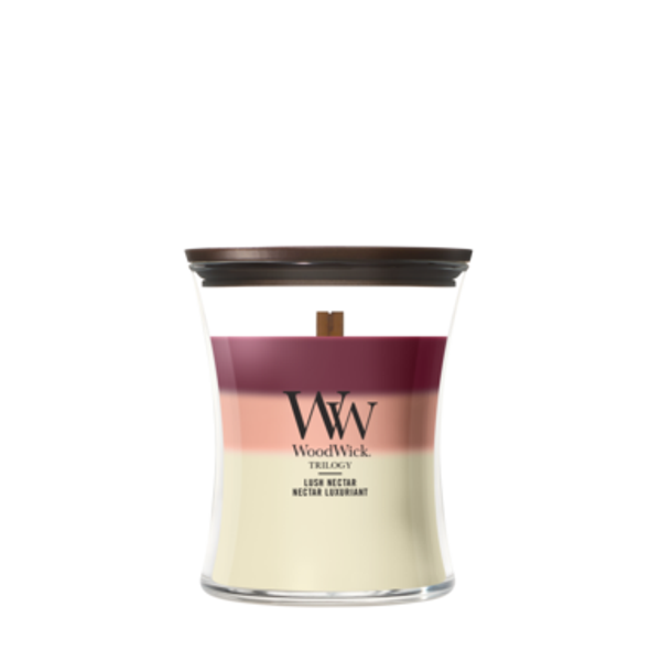 WoodWick Kaars - Trilogy Lush Nectar