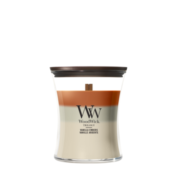 WoodWick Kaars - Trilogy Vanilla Embers