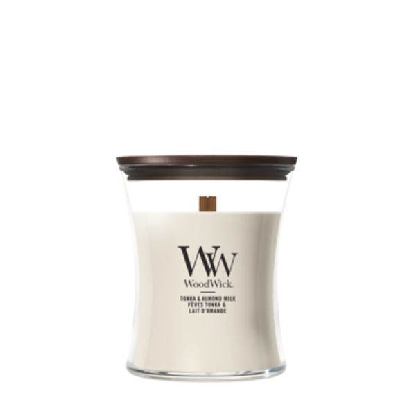 WoodWick Kaars - Tonka & Almond Milk