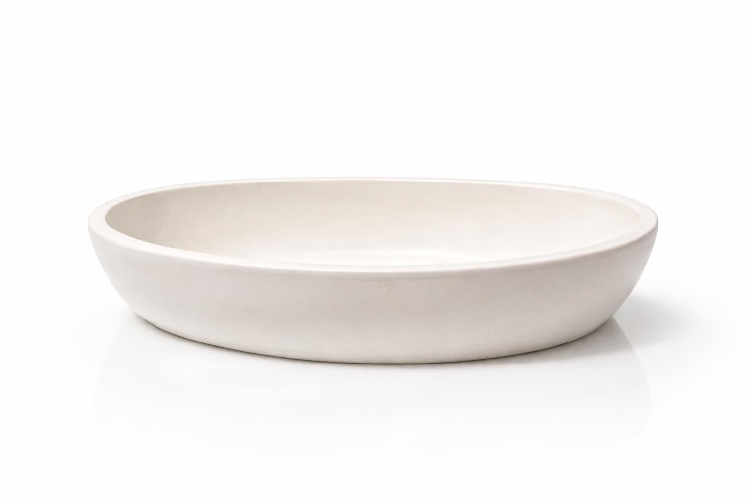 Handcrafted Oval Ceramic Bowl