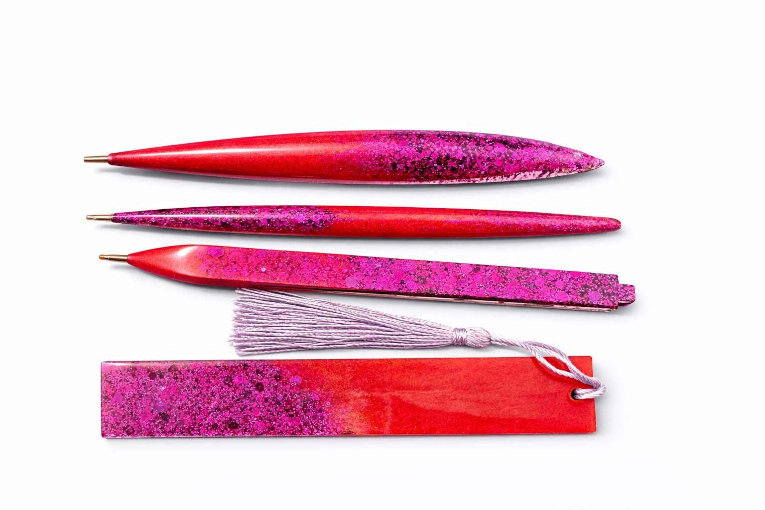 Resin Pen & Bookmark Set