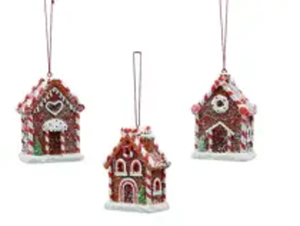 Peperkoekhuisje voor in de kerstboom