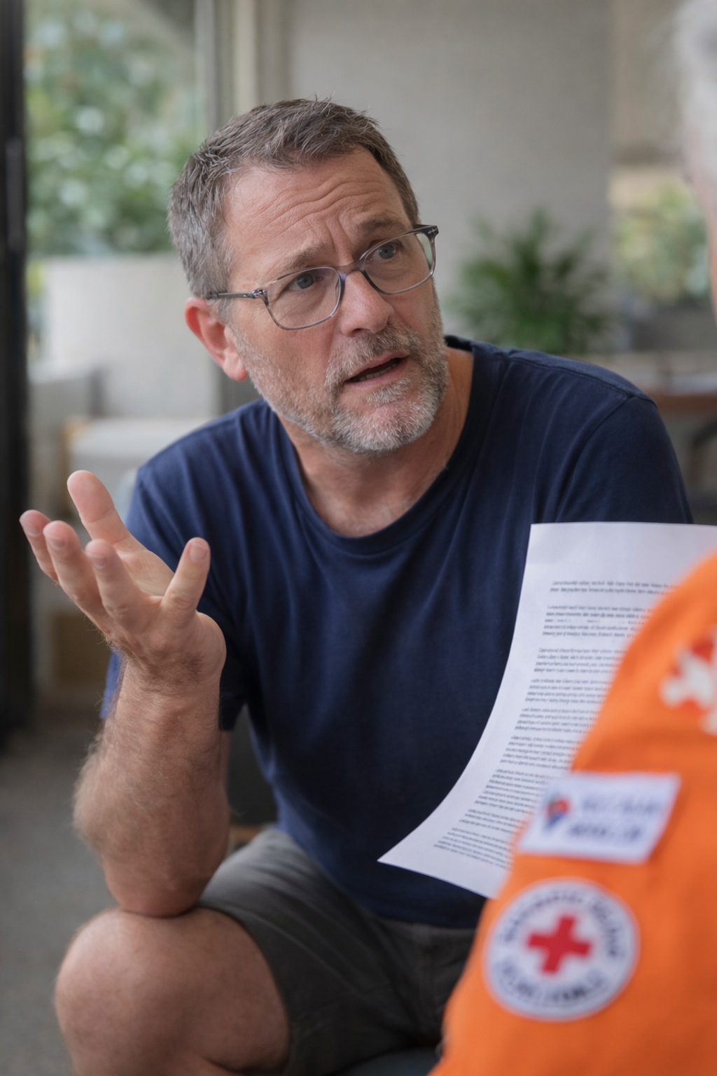 Bali Family Foundation Man with Questions. Bali charity. BFF