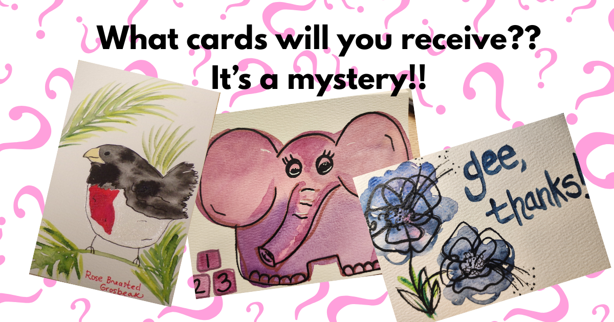 Mystery Box of 6 greeting cards