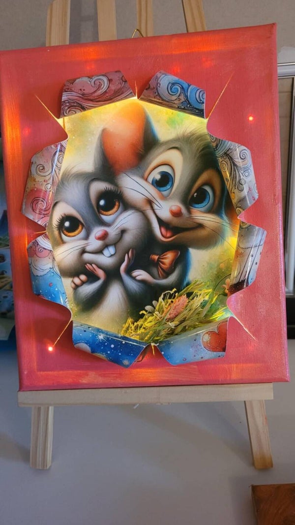 Toile Petites souris