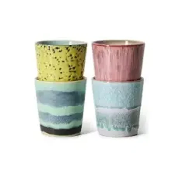 HK - 70s Coffee Mugs Artistic