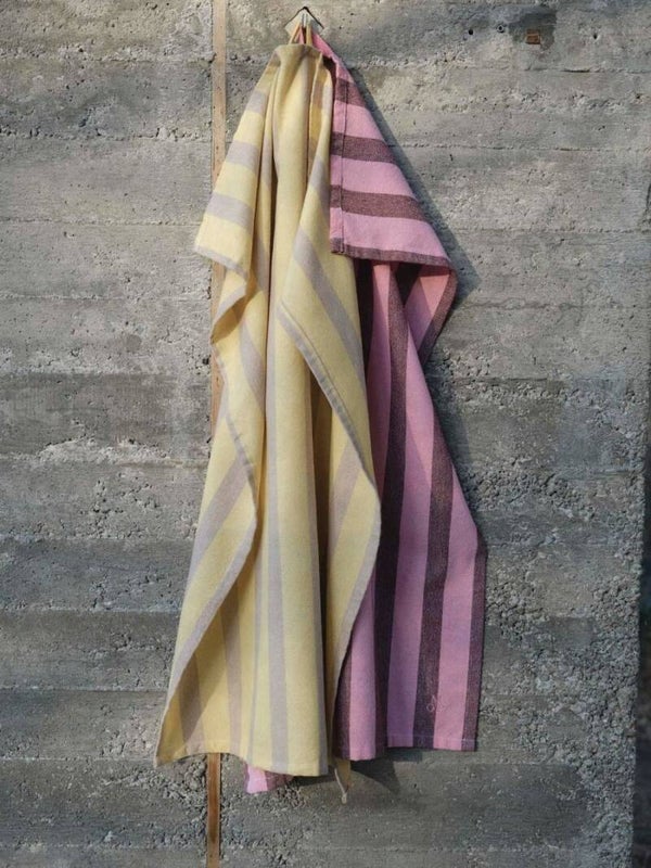 MP - Tea Towels Yellow Pink