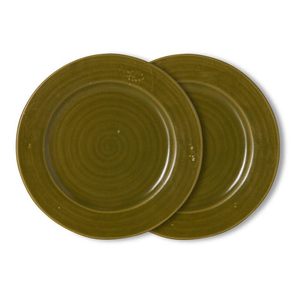 HK - Farmhouse - Dinner Plates Moss