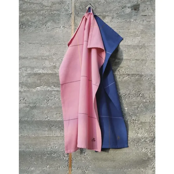 MP - Tea Towels Pink Cobalt (Set of 2)
