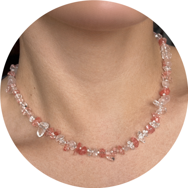 Ketting met edelstenen