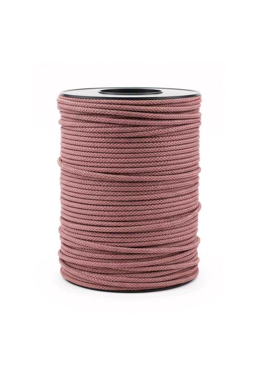 Polyestersnor 6 mm Mørk rosa nr 52